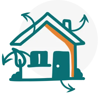 icon helping homes save energy