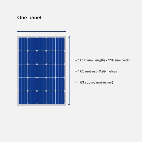 one solar pannel